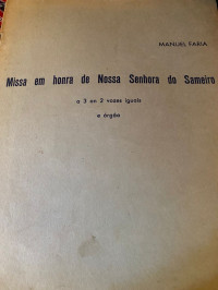 Image of Missa em hora de Nossa Senhora do Sameiro